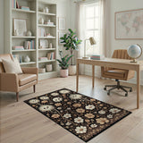 Whimsical Furry Ghosts Wildflower Rug