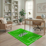 GOAL! Soccer Field Area Rug