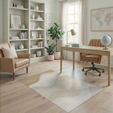 Cascading Waves Beige Area Rug