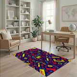 Geometric Modern Vibrant Multi-Color Geometric Modern Area Rug