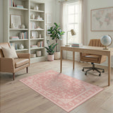 Pink Floral Vintage No. 27 Area Rug