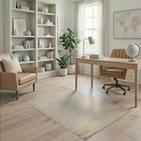 Modern Geometric Diamond Beige Area Rug
