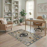 Evil Eye Heritage Tribal Area Rug