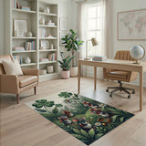 Whimsical Mice Clover Treasure Hunt Rug