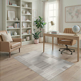 Modern Grey Geometric No. 5 Area Rug