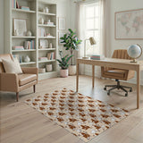 Whimsical Cartoon Animal Houses Rug