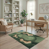 Coastal Golf Green Area Rug