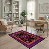 Vibrant Multicolor Floral Persian Area Rug