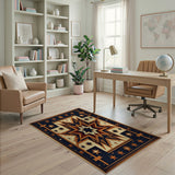 Navajo Starburst Southwestern Area Rug