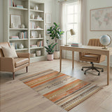 Heritage Tribal Stripe Woven Area Rug