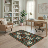 Moroccan Arched Tile Area Rug