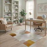 Modern Abstract Beige Neutral Area Rug