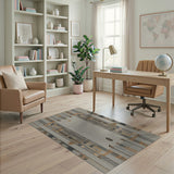 Modern Beige Geometric Dot Pattern Area Rug