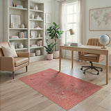Pink Pebble Shag Area Rug