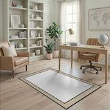 Beige Border Neutral Area Rug