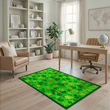 Lush Shamrock Green Area Rug