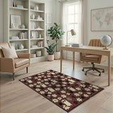 Ghostly Floral Area Rug