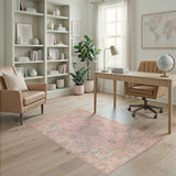 Pink Floral Vintage No. 15 Area Rug