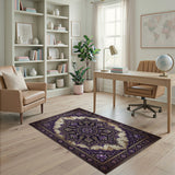 Purple Mandala Persian No. 3 Area Rug