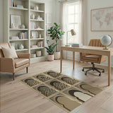Moroccan Arched Lattice Area Rug