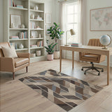 Multi-color and Patterns Southwestern Zigzag Geometric Area Rug