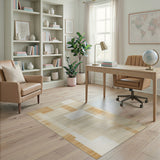 Geometric Modern Beige and Neutral Modern Beige Geometric Abstract Area Rug