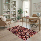 Pink Diamond Arrow Southwestern Area Rug