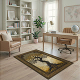 Golden Tree of Life Celtic Heritage Rug