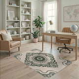 Traditional Persian Ornate Persian Mandala Area Rug