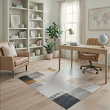 Modern Grey Geometric No. 4 Area Rug