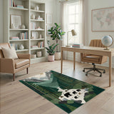 Mountain Bears Forest Area Rug