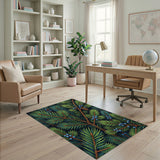 Pine Branch Juniper Berry Area Rug
