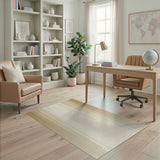 Modern Beige Vertical Lines Abstract Rug