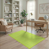 Lime Green Bubble Geometric Area Rug