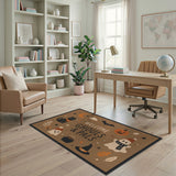 Welcome Ghouls Pals Halloween Kids Rug