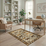 Southwestern African Big Cats Wildlife Rug