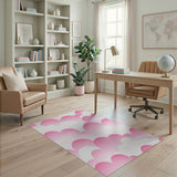 Dreamy Pink Clouds Area Rug