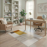 Multi-color and Patterns Abstract Geometric Block Area Rug