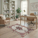 Traditional Persian Red Elegant Red Floral Persian Area Rug