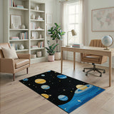 Kids Cosmic Planets Area Rug