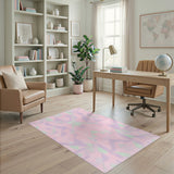 Geometric Modern Pink Geometric Mosaic Area Rug