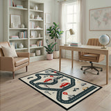 Kids Winding Road Washable Area Rug