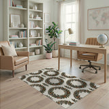 Vintage Laurel Wreath Berry Area Rug