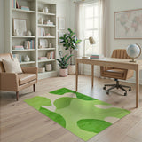 Abstract Green Camo Area Rug