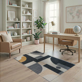 Abstract Geometric Modern Area Rug