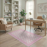 Floral Vintage Pink Vintage Pink Cherry Blossom Area Rug