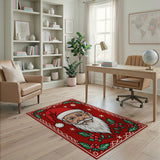 Jolly Santa Claus Cartoon Area Rug