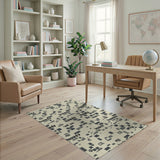 Howdy Western Wordplay Beige Area Rug