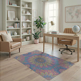 Multi-color and Patterns Vibrant Mandala Boho Chic Area Rug