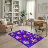 Whimsical Princess Cat Fairy Kids Area Rug